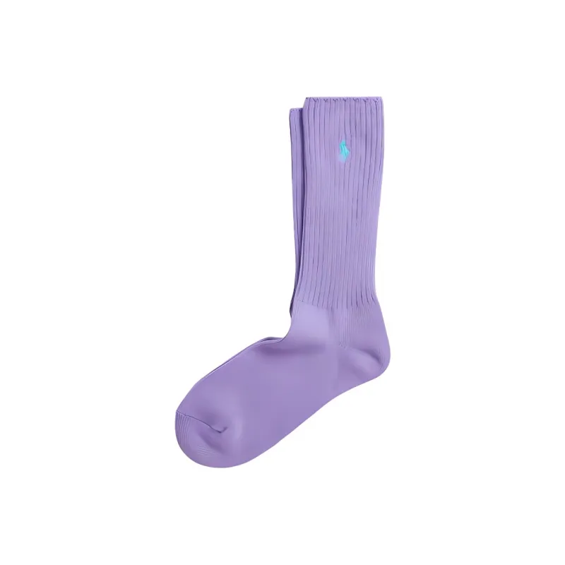 Polo Ralph Lauren SS24 Knee-High Socks Men's 1 Pack Purple-0