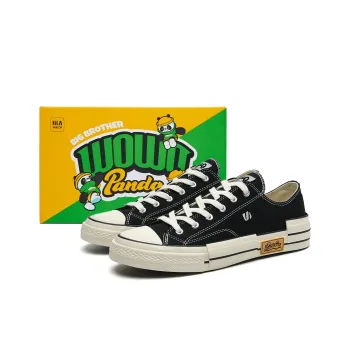 HLA Panda Wowo Series Casual Breathable Wear Resistant Canvas Shoes Versatile Classic Cloth Shoes Men's