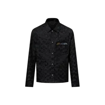 LOUIS VUITTON Monogram SS25 Spring Men's Collection Shirt Men's Black