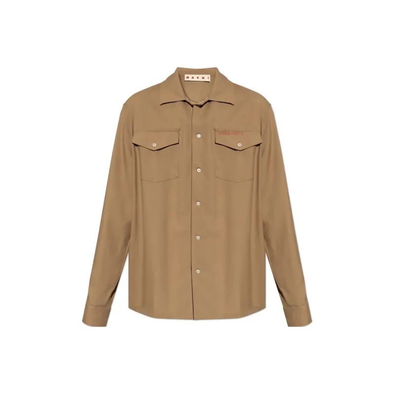 MARNI Long Sleeved Buttoned Shirt-0