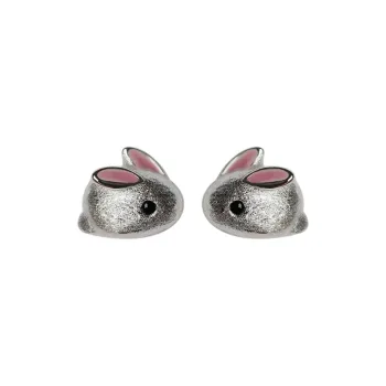 Happy Tide S925 Silver Stud Earrings Women's