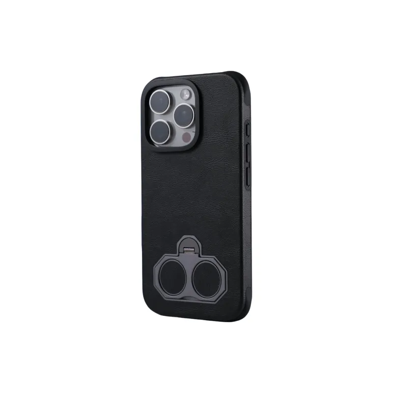 DEPA Vegan Leather Material Ring Clasp Stand Magnetic Phone Cases Compatible With Apple 13/14/15/16 Series Luxury-4