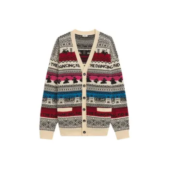 CELINE Knitwear Men's Neon White/Red