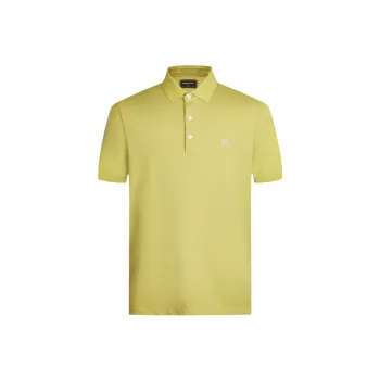 MANGANO Polo Shirt Men's Green Yellow