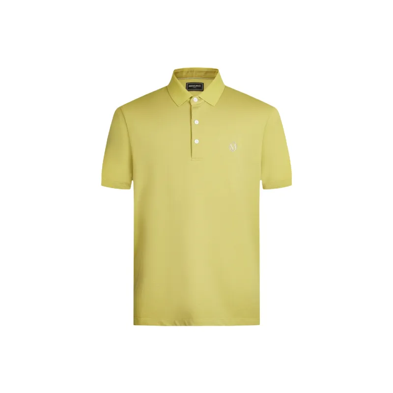 MANGANO Polo Shirt Men's Green Yellow-0