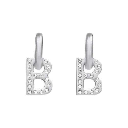 Balenciaga Chain Xs Earrings 'Silver'