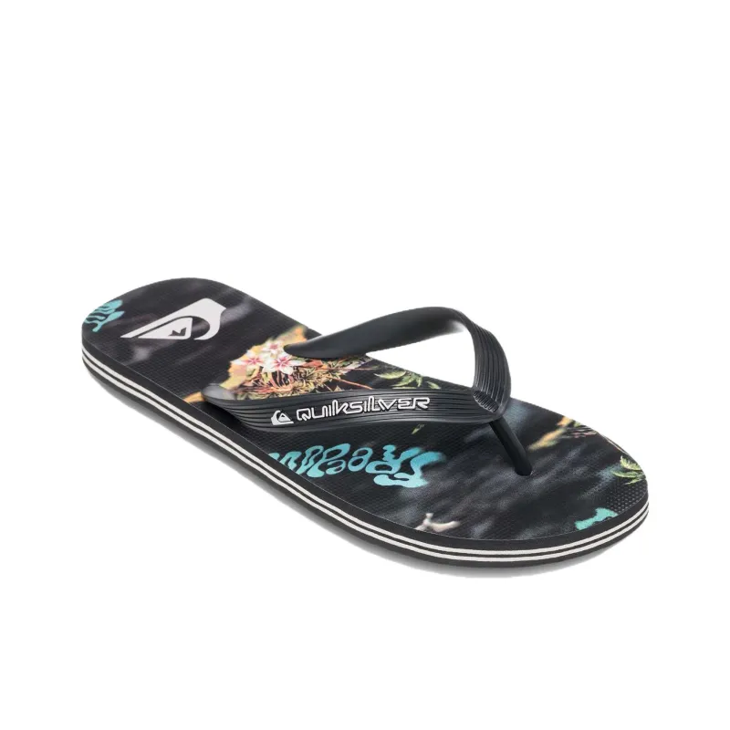 Quiksilver Flip Flops Men's Black-1