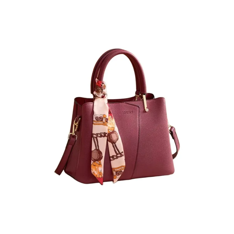 JOSINY Fabric, Synthetic Leather One Shoulder Handbag Medium Size Women's Multicolor-2
