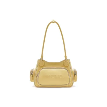 MUVA Cow Leather Shoulder Bag Large Size Women's Multicolor