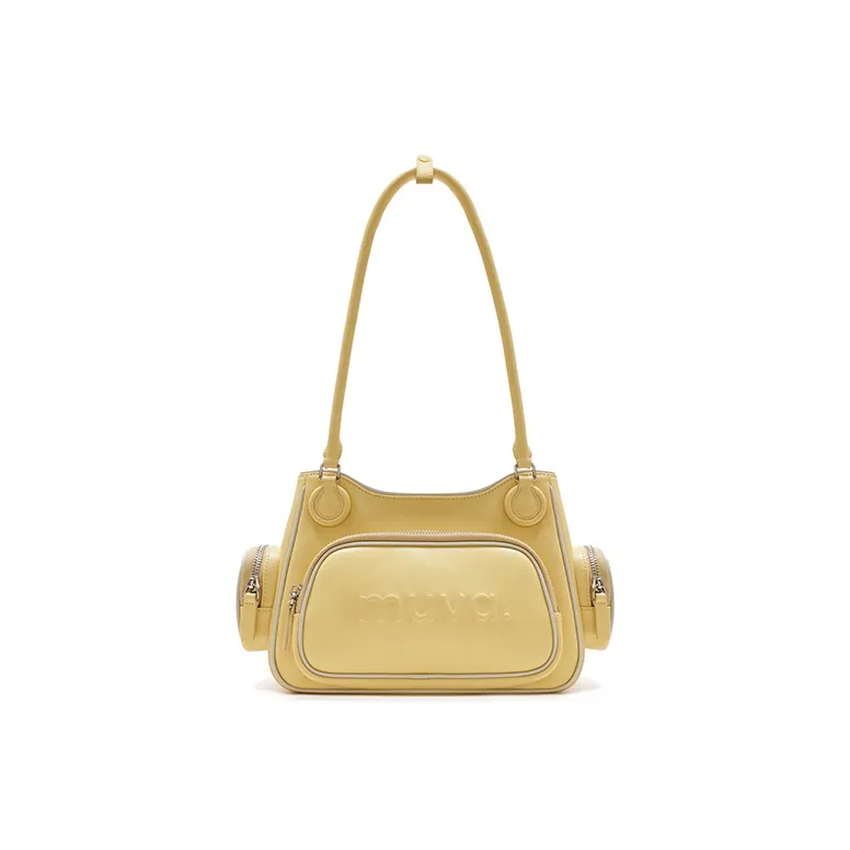 MUVA Cow Leather Shoulder Bag Large Size Women's Multicolor-0