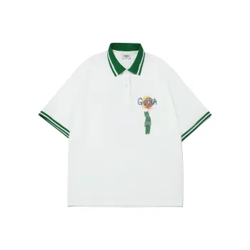 Guuka Polo Shirt Unisex Cream White