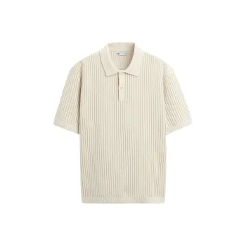 ZARA Polo Shirt Men's Light Green