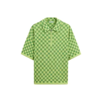 ZARA Polo Shirts Men Green