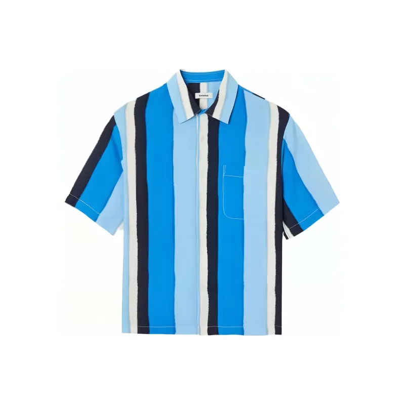 Sandro Shirts Men Blue-0