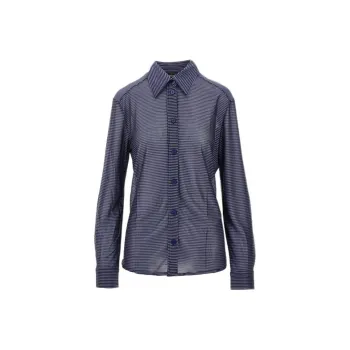 EMPORIO ARMANI Icon Striped Lightweight Jersey Shirt