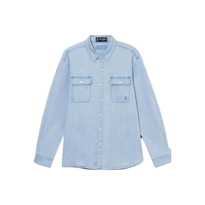 Hush Puppies Shirt Men's Light Blue-0