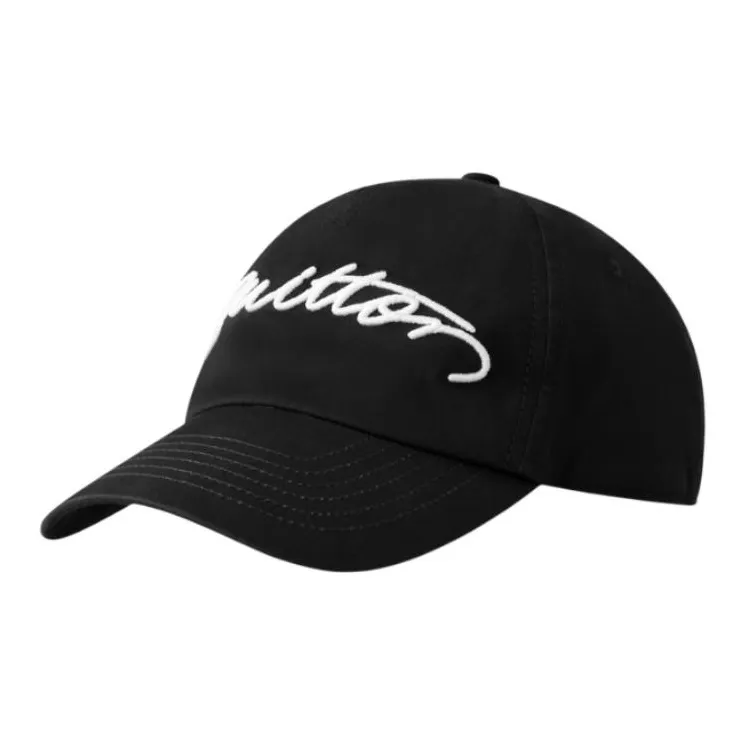 LOUIS VUITTON Cotton Baseball Caps Men's Black-0