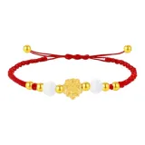 Good Luck Lotus Bracelet (Red String)