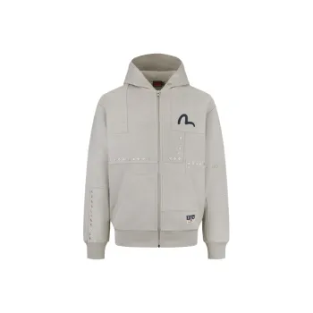 EVISU Sweatshirt Jacket Men's Heather Gray