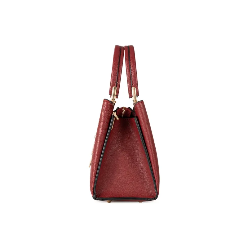 Vigno Synthetic Leather Shoulder Bag, Crossbody Bag, Handbag Women's Red-4