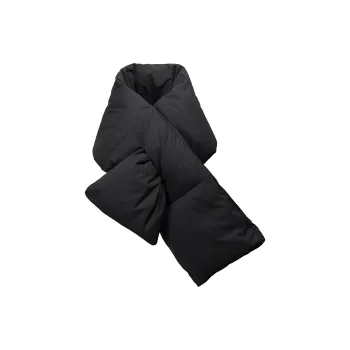 Arcteryx Polyamide Gray Goose Down Scarves Unisex Black