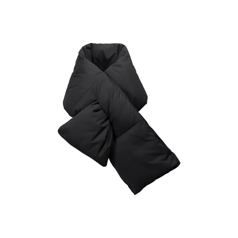 Arcteryx Polyamide Gray Goose Down Scarves Unisex Black-0