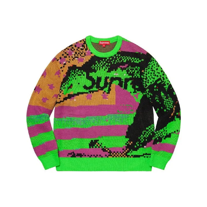 Supreme Digital Flag Sweater-3