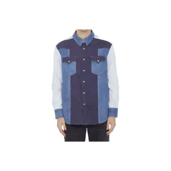 CELINE Western Patchwork Shirt