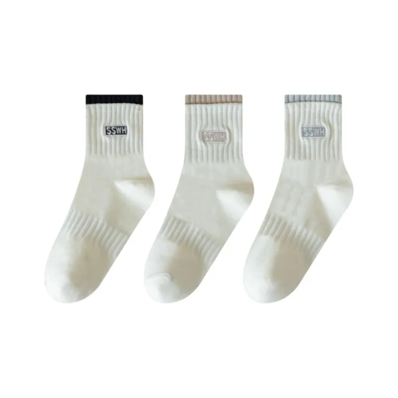 PLANDOO Mid Calf Socks Women's 3 Pack-0