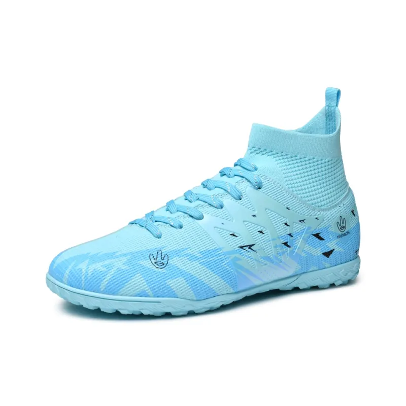 QIUTEXIONG MG Multi Ground Soft Ground, Firm Ground, Artificial Ground Slip Resistant Coverage Soccer Shoes Unisex-1