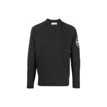 STONE ISLAND FW21 Sweater Men's Black
