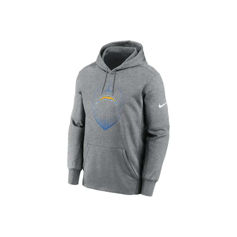 Nike Los Angeles Chargers Icon Men's Nike Therma Nfl Pullover Hoodie-0