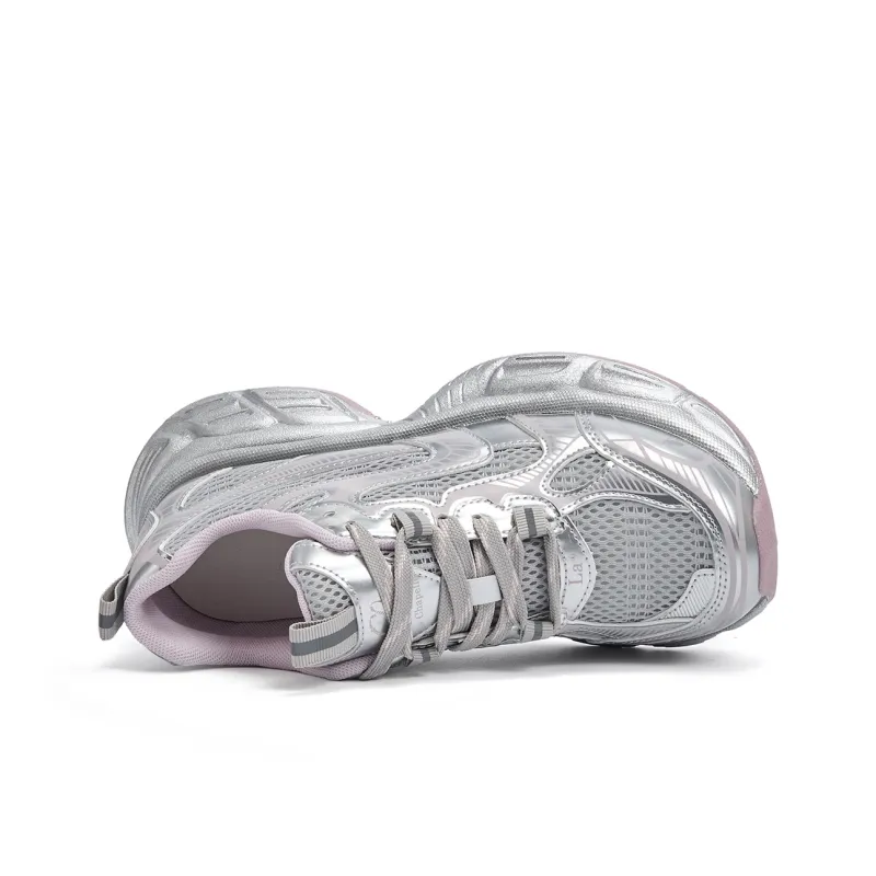 La Chapelle Abrasion Resistant Low Top Chunky Sneakers Women's-3