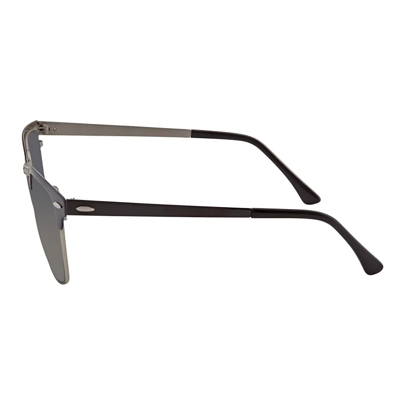 RayBan Metal Irregular Shape Sunglasses Unisex Black-2