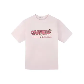 FUN X Garfield SS24 T Shirt Unisex Crystal Rose