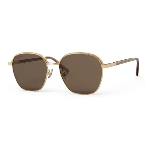 PARZIN Alloy Plate Frame Irregular Shape Sunglasses Men's