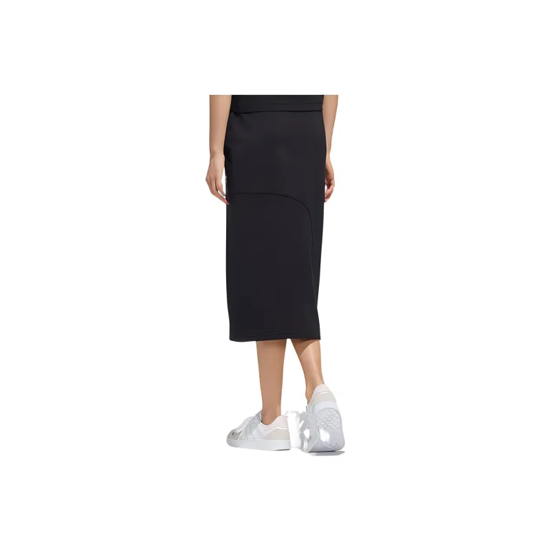 Adidas Neo Casual Long Skirts Women's Black-1