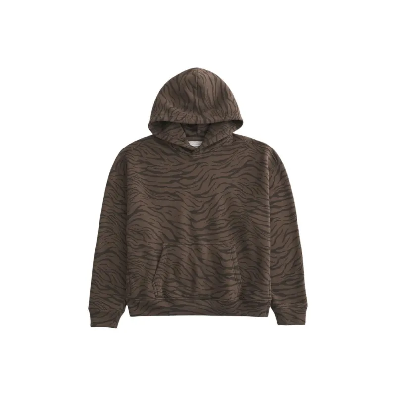 Hollister Sweatshirt Men's Brown Zebra Print-0