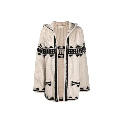 SAINT LAURENT FW21 Knitwear Men's Ecru