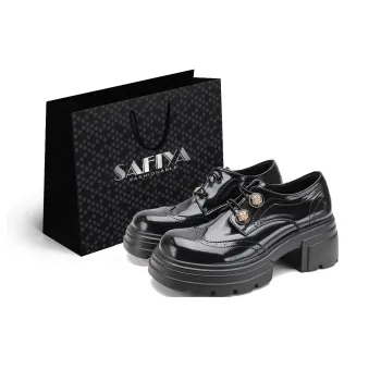 Safiya Chunky Heel Loafers Women's