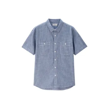 UNIQLO Shirt Men's 28 Neptune Blue