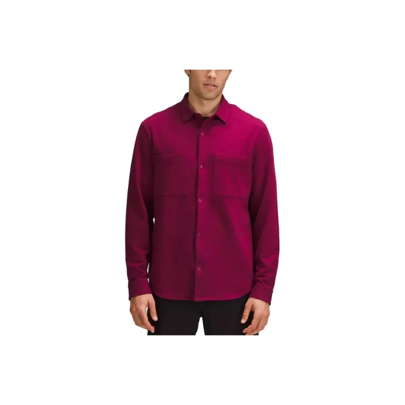Lululemon Soft Knit Overshirt French Terry Shirt Men's-18