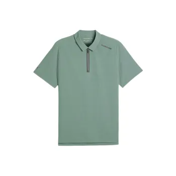 PUMA Polo Shirt Men's Light Green Gray