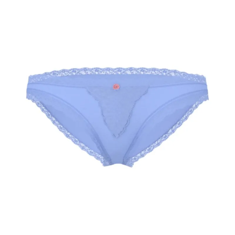 Victoria's Secret Underpants Women's 1 Pack Embossed Blue-0