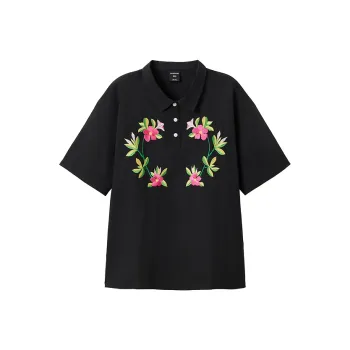WAYNEXZAVIER Polo Shirt Men's Black