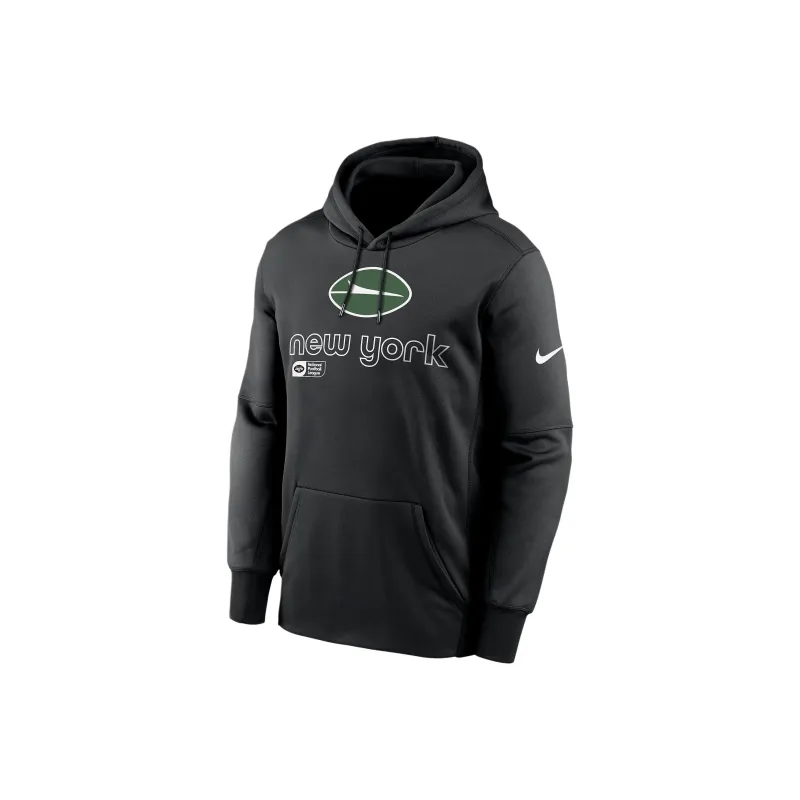 Nike New York Jets Men’s Nike Therma Nfl Pullover Hoodie-0