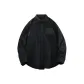 [Ice Silk Sun Protection]Black (Simple Smile Drawing Chest Logo)