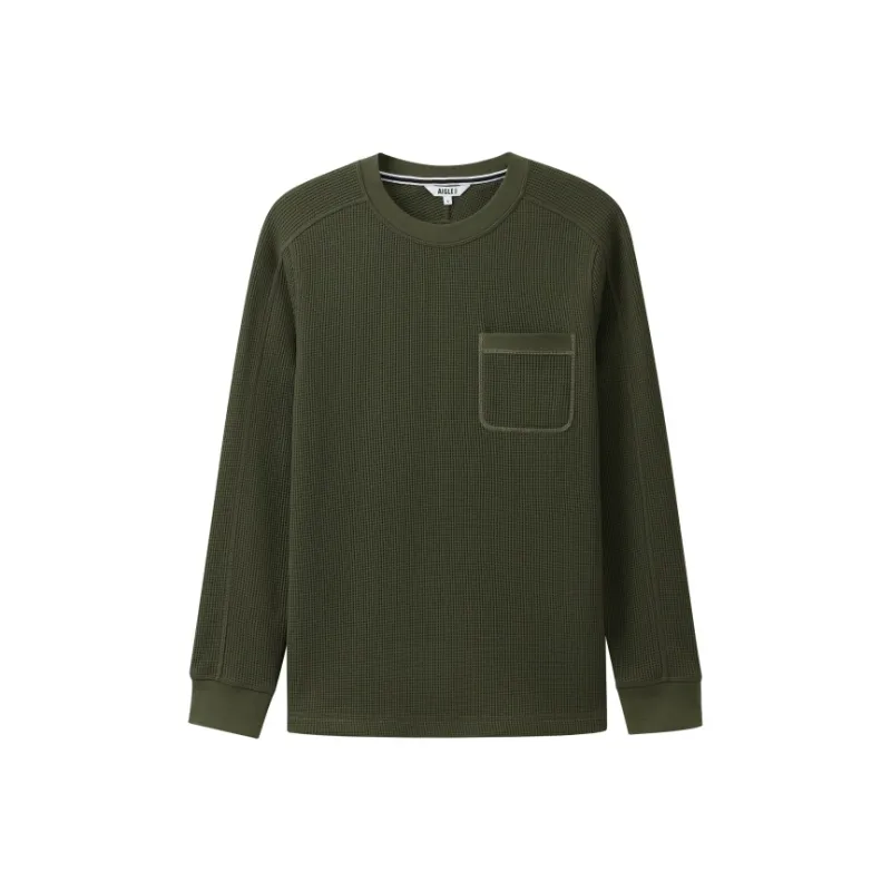 AIGLE Sweatshirt Men Avocado Green-0