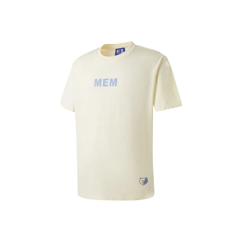 NBA Memphis Grizzlies Team Culture Collection SU25 T Shirt Unisex Ivory White-1