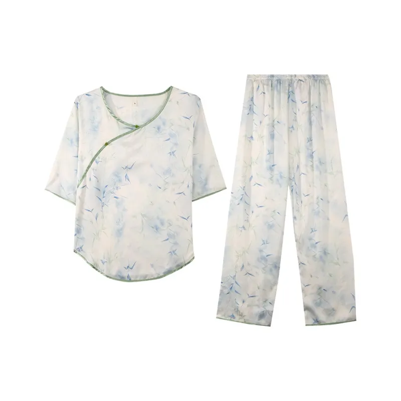 LoveEsteem Pajama Set Women's Blue-0